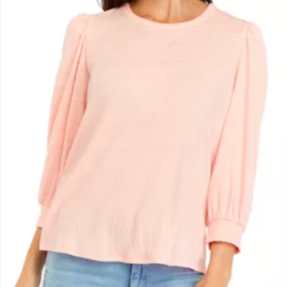 Nation LTD Pale Pink Long Sleeve Shirt